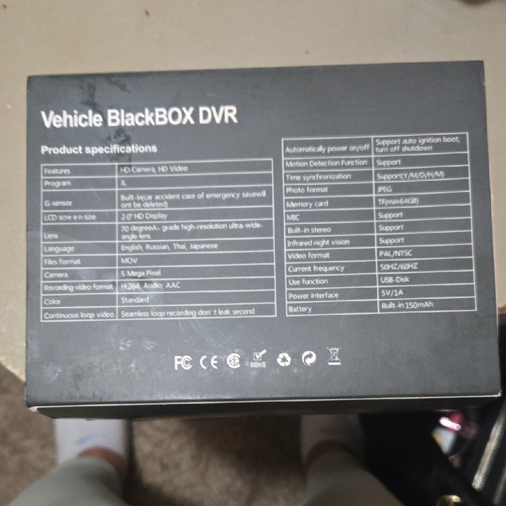 4K Dual Lens Vehicle BlackBOX DVR - Picture 3 of 5
